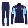 New arrival 2526 Season Manchester City Jersey 25/26 01 Royal Blue Training Jacket