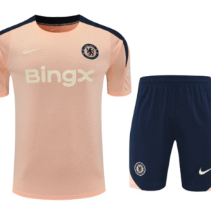 New arrival 2526 Season  Chelsea jersey 25/26 pink Short vest jersey set