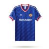 1986 88 Season Manchester United Jersey 86/88 Third Retro Jerseys