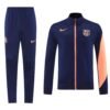 New arrival 2526 Season Barcelona Jersey 25/26 02 Royal Blue  Training Jacket