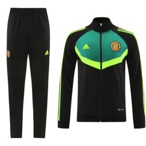 2425  Manchester United Jersey 24/25 03 Black Green Training Jacket