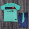 2010 11 Season Barcelona 10/11 Away Soccer Retro Jerseys Kids (Jersey+Shorts)