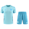 New arrival 2526 Season Wolves jersey 25/26 Blue Short vest Sleeve Jersey Set