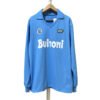 1986 87 Season Napoli (LS) Jersey 86/87 long sleeve Home Retro Jerseys