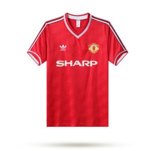 1986 88 Season Manchester United Jersey 86/88 Home Retro Jerseys