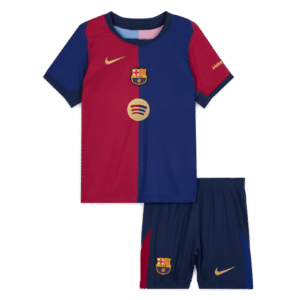 2425 Season Barcelona 24/25 Home Soccer Jersey Kids-Spotify Logo Without Text