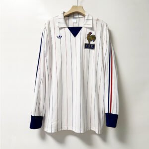 1980-82 Season France 80/82 Away Long Sleeve Retro Jerseys