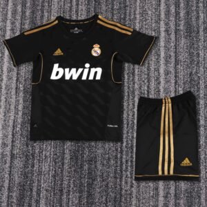2011 12 Season Real Madrid 11/12 Away Soccer Retro Jerseys kids (Jersey+Shorts)