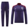 2425 Season England Jersey 24/25 01 purple Training jacket half pulled