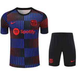 New arrival 2526 Season Barcelona jersey 25/26 red, blue and black classic Short vest jersey set