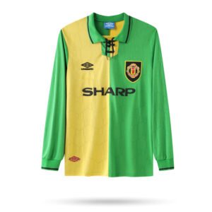 1992 94  Season Manchester united (LS) Jersey 92/94 third10 long sleeve Retro Jerseys