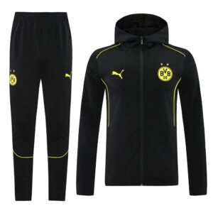 2425 Season Dortmund Jersey 24/25 02 Black Hoodie Training Jacket