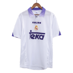 1997 98 Season Real Madrid 97/98 Home Soccer Retro Jerseys