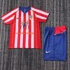 2004 05 Season Atletico Madrid 04/05 Home Soccer Retro Jerseys Kids (Jersey+Shorts)