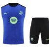 New arrival 2526  Barcelona Jersey 25/26 Blue Short Vest Set