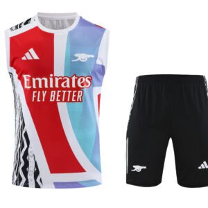 New arrival 2526 Season Arsenal Jersey 25/26 Red and Blue Vest Kit Short vest