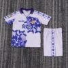 1996 97 Season Real Madrid 2nd 96/97 away game Soccer Retro Jerseys kids (Jersey+Shorts)