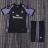 2016 17 Season Real Madrid 2nd 16/17 away game Soccer Retro Jerseys kids (Jersey+Shorts)