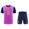 New arrival 2526 Season Barcelona jersey 25/26 purple and black Short vest jersey set