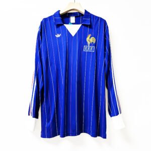 1980 82 Season France Jersey 80/82  Home Long Sleeves Retro Jerseys