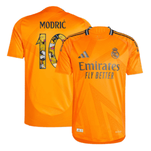 2425 Season Real Madrid 24/25 Away Soccer Jersey Player version MODRIĆ #10  - Bear Champ Font