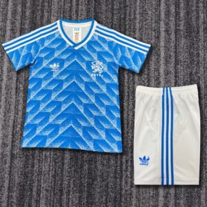 1988 Season Netherlands 88 Away Soccer Retro Jerseys Kids (Jersey+Shorts)