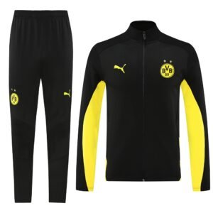 2425 Season Dortmund Jersey 24/25 03 Black and Yellow Training Jacket Set