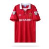 1992 93 Season Manchester United Champion Jersey 92/93 Home Retro Jerseys