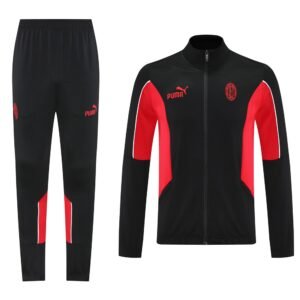 New arrival 2526 Season AC Milan Jersey 25/26 01 Black Training Jacket