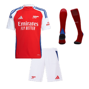 2425 Season Arsenal 24/25 Home Soccer Jersey  Kids  Fulls Set (Jersey+Shorts+Socks) 2024/25