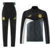 New arrival 2526 Season Dortmund Jersey 24/25 02 black and grey Training Jacket