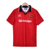 1994 96 Season Manchester United  Jersey 94/96 Home Football Retro Jerseys