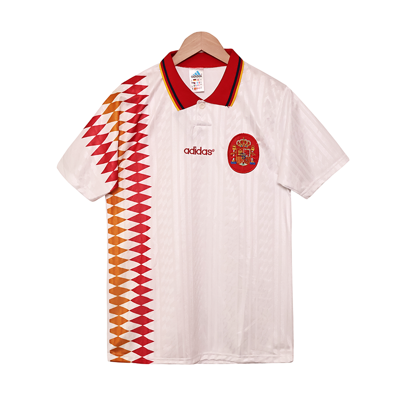 1994 Season Spain Jersey 1994 Away Football Retro Jerseys