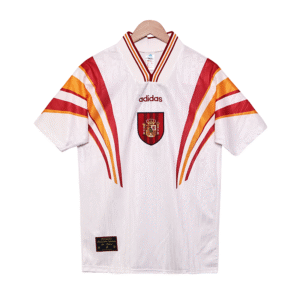 1996 Season Spain  Second Jersey 1996 Away Football Retro Jerseys