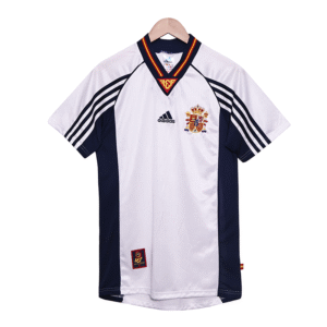 1998 Season Spain Jersey 1998 Away Football Retro Jerseys