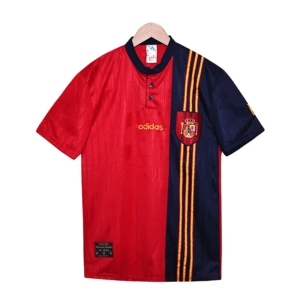 1996 Season Spain Jersey 1996 Home Football Retro Jerseys
