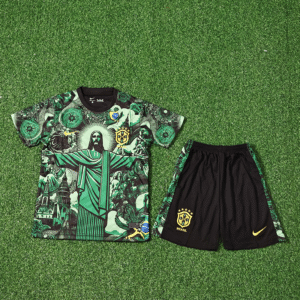 2526 Season Brazil 25/26 Kids Special Edition Football Jersey (Jersey + Shorts)