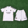  2526 Season Real Madrid 25/26 Kids Home Football Jersey (Jersey+Shorts)