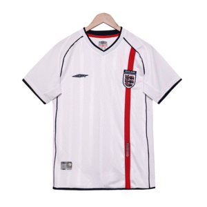2002 England 02 Home Football Retro Jerseys