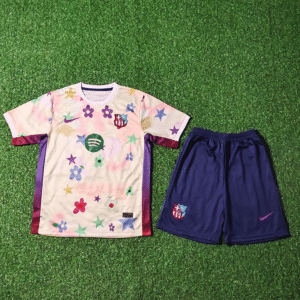 2526 Season Barcelona 25/26 jersey Special Edition Style Top Kids Jersey (Jersey + shorts)