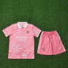 2526 Season Real Madrid jersey 25 26 Pink Dragon Kids Jersey (Jersey + shorts)