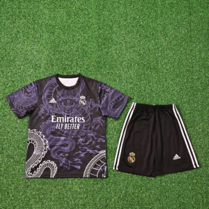 2526 Season Real Madrid 25/26 kit Dragon Series 1 Special Edition Kids Jersey (Jersey + shorts)