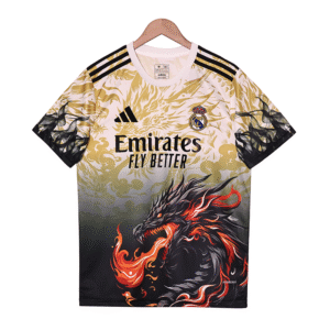 2526 Season Real Madrid jersey 25 26 Fan version special edition fluorescent yellow dragon jersey