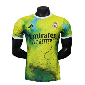 2526 Season Real Madrid jersey 25 26 Player version Yellow-green special edition jersey