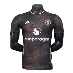 2526 Season Manchester united jersey 25/26 Player version Black and Red jersey